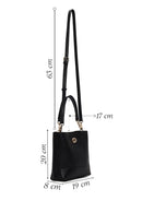 Woman Black Long-Strap Shoulder Bag | Derimod Woman Black Long-Strap Shoulder Bag | Derimod