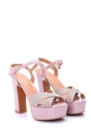 Women's Suede Platform Heeled Shoes | Derimod Women's Suede Platform Heeled Shoes | Derimod
