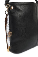 Woman Black Long-Strap Shoulder Bag | Derimod Woman Black Long-Strap Shoulder Bag | Derimod