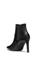 Geox Kadın Siyah Faviola Fermuarlı Topuklu Deri Bot | Derimod Geox Kadın Siyah Faviola Fermuarlı Topuklu Deri Bot | Derimod