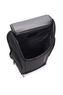 D-Pack Unisex Black Technological Fabric Backpack | Derimod D-Pack Unisex Black Technological Fabric Backpack | Derimod