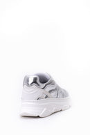 Kadın Gümüş Deri Sneaker | Derimod Kadın Gümüş Deri Sneaker | Derimod