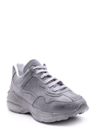 Kadın Yüksek Tabanlı Deri Sneaker | Derimod Kadın Yüksek Tabanlı Deri Sneaker | Derimod