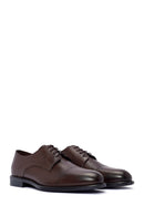 Men's Brown Laced Leather Classic Shoes | Derimod Men's Brown Laced Leather Classic Shoes | Derimod