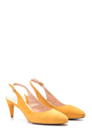 Women's Suede Heeled Shoes | Derimod Women's Suede Heeled Shoes | Derimod
