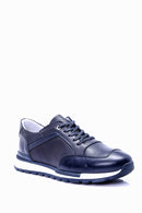 Erkek Kroko Detaylı Sneaker | Derimod Erkek Kroko Detaylı Sneaker | Derimod