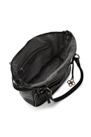 Kadın Siyah Uzun Askılı Kol Çantası | Derimod Kadın Siyah Uzun Askılı Kol Çantası | Derimod