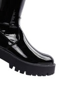 Women's Black Laptop Thick Soled Zippered Casual Boots | Derimod Women's Black Laptop Thick Soled Zippered Casual Boots | Derimod