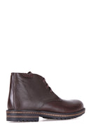 Lace-Up Men's Leather Boots | Derimod Lace-Up Men's Leather Boots | Derimod
