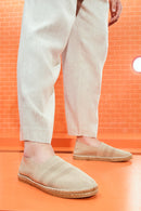 Men's Beige Espadrilles | Derimod Men's Beige Espadrilles | Derimod