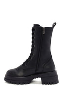 Women's Black Zippered Boots | Derimod Women's Black Zippered Boots | Derimod