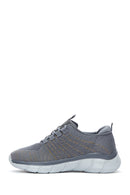 Women's Dark Gray Fabric Sneaker | Derimod Women's Dark Gray Fabric Sneaker | Derimod