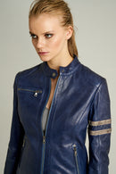 Stop Kadın Deri Ceket | Derimod Stop Kadın Deri Ceket | Derimod