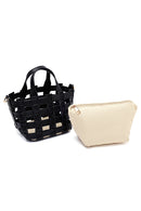 Woman Black Long Strap Knitted Shoulder Bag | Derimod Woman Black Long Strap Knitted Shoulder Bag | Derimod
