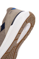 Derimod Zero Erkek Bej Bağcıklı Kalın Tabanlı Kumaş Sneaker | Derimod Derimod Zero Erkek Bej Bağcıklı Kalın Tabanlı Kumaş Sneaker | Derimod