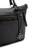 Kadın Siyah Uzun Askılı Kol Çantası | Derimod Kadın Siyah Uzun Askılı Kol Çantası | Derimod