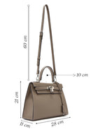 Kadın Vizon Uzun Askılı Kol Çantası | Derimod Kadın Vizon Uzun Askılı Kol Çantası | Derimod