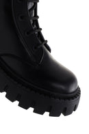 Women's Black Zippered Leather Boots | Derimod Women's Black Zippered Leather Boots | Derimod