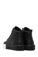 Women's Black High Top Sneaker | Derimod Women's Black High Top Sneaker | Derimod