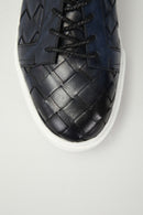 Braided Men's Leather Sneaker | Derimod Braided Men's Leather Sneaker | Derimod