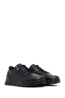 Woman Black Lace-Up Sneakers | Derimod Woman Black Lace-Up Sneakers | Derimod