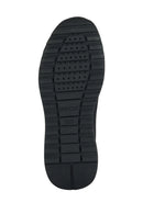 Geox Men's Black Lace-Up Leather Sneakers | Derimod Geox Men's Black Lace-Up Leather Sneakers | Derimod