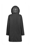 Geox Women's Black Calithe Hooded Coat | Derimod Geox Women's Black Calithe Hooded Coat | Derimod