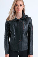 Belair Kadın Deri Ceket | Derimod Belair Kadın Deri Ceket | Derimod