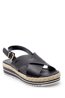 Women's Straw Detailed Sandals | Derimod Women's Straw Detailed Sandals | Derimod