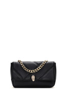 Women's Black Quilted Crossbody Bag | Derimod Women's Black Quilted Crossbody Bag | Derimod