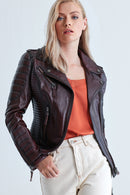 B-1002 Kadın Deri Ceket | Derimod B-1002 Kadın Deri Ceket | Derimod