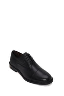 Male Black Lace-up Leather Casual Shoes | Derimod Male Black Lace-up Leather Casual Shoes | Derimod
