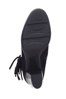 Women's Tasseled Suede Boots | Derimod Women's Tasseled Suede Boots | Derimod