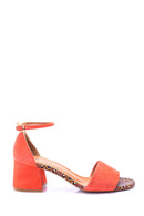Women's Suede Heeled Shoes | Derimod Women's Suede Heeled Shoes | Derimod