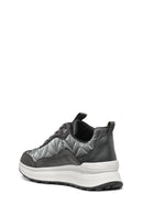 Geox Kadın Gri Bağcıklı Kalın Tabanlı Kumaş Sneaker | Derimod Geox Kadın Gri Bağcıklı Kalın Tabanlı Kumaş Sneaker | Derimod