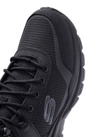 Skechers Men's Black Escape Plan 2.0 - Woodrock Lace-Up Sneakers | Derimod Skechers Men's Black Escape Plan 2.0 - Woodrock Lace-Up Sneakers | Derimod