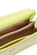 Kadın Yeşil Uzun Askılı Zincir Detaylı Mini Kol Çantası | Derimod Kadın Yeşil Uzun Askılı Zincir Detaylı Mini Kol Çantası | Derimod