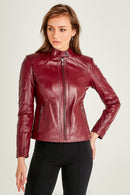 Norma Kadın Deri Ceket | Derimod Norma Kadın Deri Ceket | Derimod