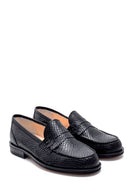Women's Leather Snakeskin Patterned Loafer | Derimod Women's Leather Snakeskin Patterned Loafer | Derimod