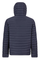 Geox Men's Navy Blue Warrens Hooded Coat | Derimod Geox Men's Navy Blue Warrens Hooded Coat | Derimod