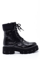 Women's Crocodile Boots | Derimod Women's Crocodile Boots | Derimod