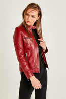 Mystery Kadın Deri Ceket | Derimod Mystery Kadın Deri Ceket | Derimod