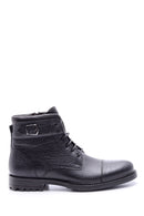 Men's Buckle Detailed Leather Boots | Derimod Men's Buckle Detailed Leather Boots | Derimod