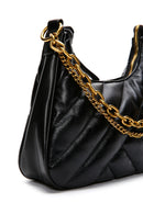 Women's Black Quilted Crossbody Bag | Derimod Women's Black Quilted Crossbody Bag | Derimod