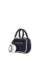 Woman Navy Long-Strap Shoulder Bag | Derimod Woman Navy Long-Strap Shoulder Bag | Derimod