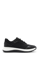 Erkek Siyah Bağcıklı Kalın Tabanlı Sneaker | Derimod Erkek Siyah Bağcıklı Kalın Tabanlı Sneaker | Derimod