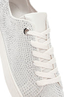 Derimod Zero Women's White Stone Sneaker | Derimod Derimod Zero Women's White Stone Sneaker | Derimod