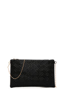 Women's Black Long Chain Strap Clutch Bag | Derimod Women's Black Long Chain Strap Clutch Bag | Derimod