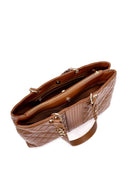 Kadın Taba Kapitone Omuz Çantası | Derimod Kadın Taba Kapitone Omuz Çantası | Derimod