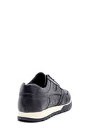 Erkek Kroko Detaylı Deri Sneaker | Derimod Erkek Kroko Detaylı Deri Sneaker | Derimod